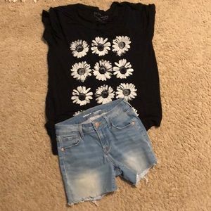 Shorts and t-shirt outfit